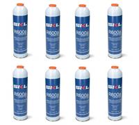 8 PZ BOMBOLA GAS REFRIGERANTE FRIGO E FREEZER R600 - R600A 420 GR OM REF000UN [EEK: RICAMBIO NO ORIGINALE]