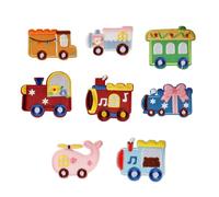 8 pz Cartoon Car Iron On Toppe Abbigliamento Toppe Bella Giocattolo Riparazione Auto Ricamo per la Decorazione Della Borsa Giocattolo Ferro Su Cartoon Ricamato per Vestito Jeans