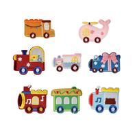 8 pz Cartoon Car Iron On Toppe Abbigliamento Toppe Bella Giocattolo Riparazione Auto Ricamo per la Decorazione Della Borsa Giocattolo Ferro Su Cartoon Ricamato per Vestito Jeans