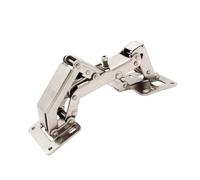 8 pz Cerniere da 180 gradi for mobili senza telaio idrauliche Soft Close for porte dell'armadio cucina in acciaio laminato a freddo Per Ante Di Armadi, Guardaroba