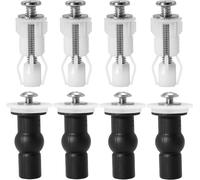 8 Pz Fissaggi WC Sedile, Accessori Sedile WC Fissaggio Viti Tavoletta WC, Dado