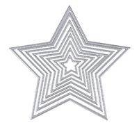 8 pz Fustelle Stencil Stella Cutting Dies per DIY Scrapbooking Album di Carta del Mestiere Biglietti per Goffratura