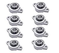 8 pz in lega di zinco autoallineante blocco cuscino foro rombo flangia cuscinetto stand interno palla montato mini inserto cuscinetto per macchine da stampa 3D KFL08 (8MM)