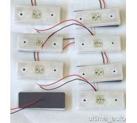 8 Pz Lampada Marker Laterale Chiara Bianca LED SMD 24V Per Camion Rimorchio