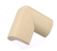 8 Pz/lotto 55 * 55mm Angolo di protezione per bambini Tavolo morbido Scrivania Angolo di sicurezza per bambini Guardie di sicurezza per bambini, beige