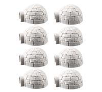 8 pz Mini Ice House Figurine Polars Ice House Piccola Ice House Decori