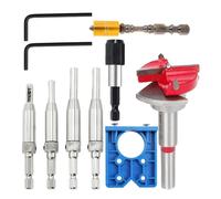 8 Pz Pentole Cerniera Dima Set 35mm Perforazione Cardine Punte Localizzatore