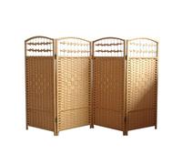 8 Pz Pieghevole Divisorio Della Sala, Schermo di privacy dell'erba della vite indipendente con struttura in legno massello per l'arredamento della camera da letto, blu 23.6x11.8 pollici, nessun assemb