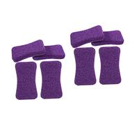 8 Pz Pietra Pomice Pietre Per La Rimozione Tacchi Raspa Per Pedicure Piede Lavapavimenti e Rimozione Pelli Morte Rimozione Esfoliante Lavasciuga Tacchi Impostare Pu Piedi Viola