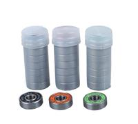 8 Pz/set 608 RS Cuscinetto ILQ-11 8 * 22 * 7 millimetri Longboard Velocità Cuscinetto Ruota di Pattini In Linea Skate Scooter Liscio Skate scooter Cuscinetto(B)