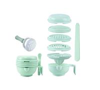 8 pz/set Baby Food Masher Baby Food Grinder Food Masher Maker Alimentatore Portatile Baby Feeder Robot da cucina Smasher Servire Ciotola Verdure Frutta Ricer Grinder