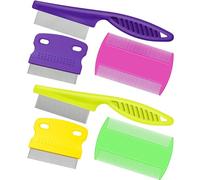 8 pz/set Pettine per la cura del gatto rimuove la bocca e la crosta Piccoli pidocchi pulci pettini forniture per gatti pettine per animali domestici