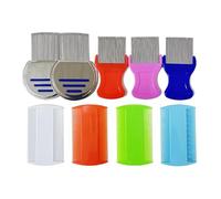 8 pz/set Pettine per la cura del gatto rimuove la bocca e la crosta Piccoli pidocchi pulci pettini forniture per gatti pettine per animali domestici