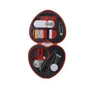 8 pz/set rosso Scatola Da Cucire Set Portatile Mini Viaggio Kit Da Cucito Domestico Borse di Immagazzinaggio Sundries Organizzatore Strumenti Per