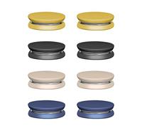 8 Pz Spille Magnetiche per Sciarpe, Multiuso Anti-intoppo Clip magnetica per Sciarpa Chiusura Magnetica per Sciarpa Magneti per Sciarpa per la Testa (Giallo Opaco, Marrone, Nero, Blu Scuro)