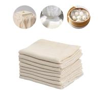 8 Pz Tessuto Filtrante Cotone Naturale, Panno per Formaggio Garza Filtrante Alimenti Filtrare Riutilizzabili, Filtro in Tessuto per Formaggio Lavabile per Scolare, Cucinare, Burro, 50 x 50cm