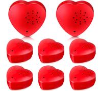 8 registratori vocali a forma di cuore per peluche, registratore vocale da 40 secondi, dispositivo di registrazione audio, regali registrabili