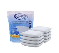 8 ricariche per deumidificatore Ultra Fresh da 450 g, confezione di ricarica per deumidificatore, colore: bianco granulato