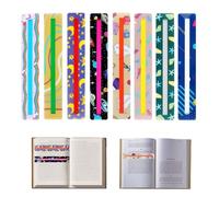 8 Righello da Lettura Bambini, Segnalibro per Dislessia, Righelli Colorati per Lettura, Segnalibri per Insegnanti, Studenti e Principianti