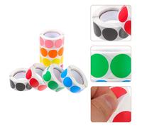 8 Rolls Etichette Rotonde Colorate Adesivi Rotondi Etichetta Rotonda