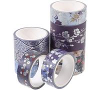 8 Rolls Washi Tape Decorativo Estetico Nastro Del Diario Adesivi Con