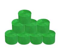 8 rotoli di carta crespa, colore verde, decorazione per feste di compleanno per matrimoni, feste di compleanno, arcobaleno, forniture fai da te, decorazione per soggiorno camera da letto
