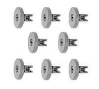8 rotoli di cestello per stoviglie, compatibili con AEG Privileg Ikea Juno Zanussi lavastoviglie 50223753000 50286965004 5028696500 502869650 15257700-40 mm