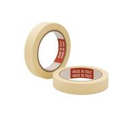 8 Rotoli Nastro Carta Gommata Per Mascheratura 19 mm 50mt ADESIVO Scotch Pittore