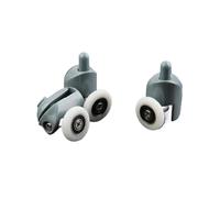 8 rulli/ruote/guide for porta doccia, diametro 19/20/23/25/27 mm, puleggia di ricambio for box doccia, 4 superiori + 4 inferiori(M102-8pcs S260-8pcs,23MM_6MM)