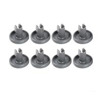 8 ruote di ricambio per cestello inferiore lavastoviglie Electrolux per AEG, compatibili con codice articolo 50286965004, materiale ABS per un funzionamento regolare