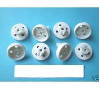 8 ruote Electruepart di ricambio per carrello basso della lavastoviglie Neff e Bosch, da 35 mm