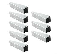 8 ruote guida per porta scorrevole per mobilità dei mobili, ruote in acciaio e gomma con rulli direzionali, adatte per montaggio laterale o inferiore