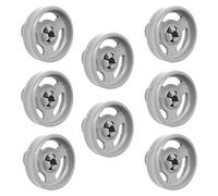 8 ruote per cestello inferiore lavastoviglie universale, ricambio per Hotpoint Candy Ariston Creda Fisher & Paykel Smeg, Kenwood, Indesit, Hoover, C00094189, C00104638, C00056347