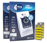 8 Sacchetti Aspirapolvere + 10 Fragranze Compatibile con AEG-Electrolux Ultra Silencer ZUS 3930, Ultra Silencer ZUS 3940P, Ultra Silencer ZUS3387 | 8 Sacchetti, Deodoranti, Accessori, Ricambi