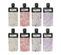 8 sacchetti da viaggio da 90 ml per articoli da toeletta, sacchetti vuoti a prova di perdite, ricaricabili e portatili, contenitori da viaggio per shampoo, balsamo, lozioni, creme per il viso liquidi