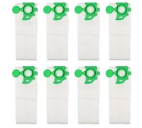 8 sacchetti di ricambio per SEBO per airbelt E per filtro di classe S, 8 | Compatibile con i modelli Airbelt E, per filtrazione di classe S, ideale per chi soffre di allergie, cambio igienico