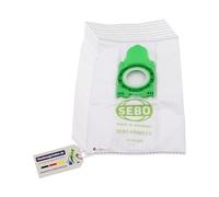 8 sacchetti originali Sebo per aspirapolvere Sebo Airbelt E1 e E3 tutti i modelli (8300ER)