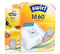 8 Sacchetti per aspirapolvere + Perline deodoranti Compatibile con Miele Guard S1 - STAF0, Guard S1 Junior - STAF0 | Compatibile con Swirl M60 - M 60 | 8 Borse, Deodorante per ambienti, Accessori