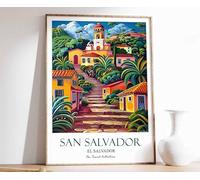 8 San Salvador Print San Salvador Travel Poster El Salvador Travel Poster Caribbean Print North Poster A5 - Ispiratrice Motivazionale Arte da parete Vita quotidiana Citazione incoraggiante Frasi brev