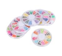 8 Scatole di Fette Decorativi in Argilla Polimerica per Nail Art | Motivo Frutta, Uso per Crafts e Home Nail Art Diy, Lavorazione Fine e Formato Pratico