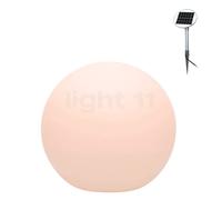 8 seasons design Shining Globe Lampada d'appoggio, bianco - ø60 cm - incl. lampadina - incl. modulo solare