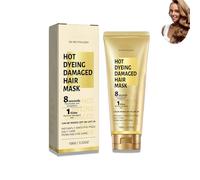 8 secondi rivitalizza la maschera per capelli caldi tinti e danneggiati, trattamento dei capelli di collagene, maschera condizionante profonda, ripara i capelli secchi danneggiati e la divisione