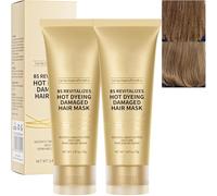 8 Seconds Revitalizing Hot Dyeing Damaged Hair Mask - Maschera per capelli alla cheratina, maschera nutriente profonda con olio di cocco, leviga immediatamente e ripristina la lucentezza, rafforza i