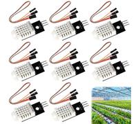 8 sensori di temperatura DHT 22/2302 e sensore di umidità con scheda e cavo 3,3-5,5 V DHT sensore di temperatura compatibile con Arduino, sensore 22 temperatura digitale e sensore di umidità