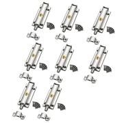 8 serrature per porta in acciaio inox antitheft Security Tasto Open Door Hardware automatico a molla bullone automatico a molla vite a molla