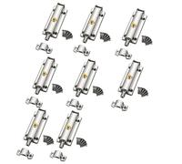 8 serrature per porta in acciaio inox antitheft Security Tasto Open Door Hardware automatico a molla bullone automatico a molla vite a molla