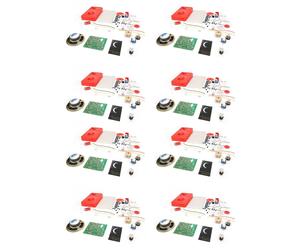 8 Set 7 Kit fai da te elettronico per radio AM a valvole HX108-2 senza batteria