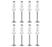 8 set di bulloni a T M8 x 65 mm, bulloni a testa quadrata per portapacchi