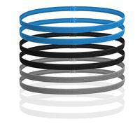 8 Set di fasce sportive per ragazzi da pezzi, set di fasce elastiche per calcio, fasce per capelli sottili per ragazzi, accessori per capelli antiscivolo per corsa, calcio, yoga e altro ancora.