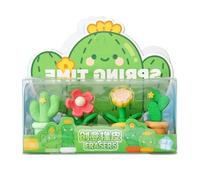 8 set di gomme a forma di pianta grassa in vaso, simpatiche gomme da cancellare a forma di cactus